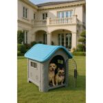 Çok Renkli Dayanıklı Plastik Köpek Evi, Rahat ve Şık Tasarım - Görsel 3