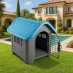 Çok Renkli Dayanıklı Plastik Köpek Evi, Rahat ve Şık Tasarım - Görsel 4