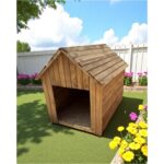 Büyük Ahşap Köpek Kulübesi, Sıcak ve Şık Pati Evi - Görsel 2