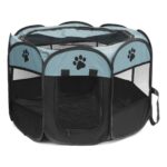 Çok Renkli 8 Parça Oyun Alanı, 30X43CM, Çap 65CM, Kumaş, Köpek ve Kedi Için