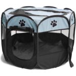 Çok Renkli 8 Parça Oyun Alanı, 30X43CM, Çap 65CM, Kumaş, Köpek ve Kedi Için - Görsel 2