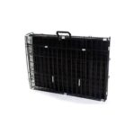 Iki Kapılı Metal Köpek Kafesi, 122X76X84 Cm, Beyaz, Dayanıklı ve Pratik Kullanım - Görsel 3