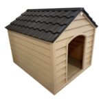 Bej Renkli, Iç ve Dış Kullanım Için Uygun, 62X76X64 cm Köpek Kulübesi - Görsel 3