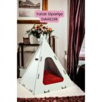 Beyaz Ahşap Köpek Evi, Şık ve Konforlu Tasarım, Dayanıklı ve Doğal Malzeme - Görsel 2