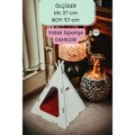 Beyaz Ahşap Köpek Evi, Şık ve Konforlu Tasarım, Dayanıklı ve Doğal Malzeme - Görsel 3