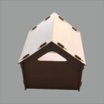 Iç Mekan Köpek Kulübesi, Konforlu ve Şık, Kahverengi, Dayanıklı Tasarım - Görsel 4