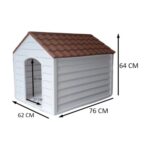 Beyaz Köpek Kulübesi, Konforlu ve Şık Tasarım, Dayanıklı ve Hafif Yapı