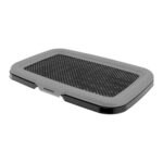 Gri Akıllı Köpek Tuvaleti 59X39X5,5CM, Erkek Köpekler Için, Bacak Aparatı Hediyeli