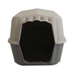 Küçük Köpek Kulübesi Gri 61X85X57CM, Dayanıklı ve Konforlu - Görsel 2