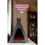 Ahşap Köpek Evi, Şık Siyah Renk, Dayanıklı ve Konforlu Tasarım - Görsel 2