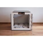 Siyah Ahşap Köpek Kulübesi, Dayanıklı ve Şık Tasarım - Görsel 3