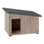 Ahşap Köpek Kulübesi, Kahverengi, 69.5X54.5X52 Cm, Dayanıklı ve Şık Tasarım