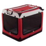 Genişleyebilen Portatif Kedi ve Köpek Kulübesi, Kırmızı Renk, Kolay Taşınabilir