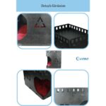 Şık Siyah Ahşap Köpek Evi, Dekoratif ve Kullanışlı Küp Model - Görsel 3