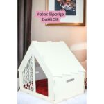 Beyaz Ahşap Köpek Evi, Rahat ve Şık Tasarım, Dayanıklı Yapı - Görsel 2