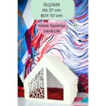 Beyaz Ahşap Köpek Evi, Rahat ve Şık Tasarım, Dayanıklı Yapı - Görsel 3