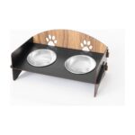 Ikili Çelik Kedi Mama ve Su Kabı, Beyaz, 1l, Dayanıklı ve Pratik Kullanım - Görsel 5