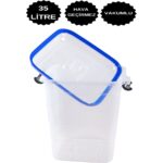 Sızdırmaz Vakumlu Büyük Kap, 15 kg Köpek Maması Saklama ve Taşıma Kutusu - Görsel 4