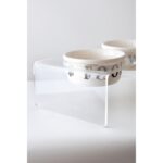 Turuncu Seramik Pet Mama ve Su Kabı, Şık ve Kullanışlı Tasarım - Görsel 2