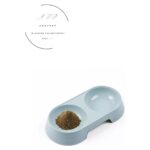 Mavi Plastik Manuel Kedi ve Yavru Köpek Mama Su Kabı, Dayanıklı ve Pratik Kullanım