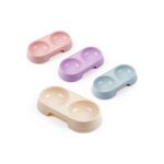 Mavi Plastik Manuel Kedi ve Yavru Köpek Mama Su Kabı, Dayanıklı ve Pratik Kullanım - Görsel 3