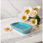 El Emeği Seramik Kedi ve Köpek Mama Su Kabı, Turkuaz, 100% Doğal ve Şık Tasarım - Görsel 4