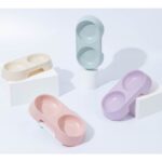 Çok Renkli Su ve Mama Kabı, Plastik, Manuel, Evcil Hayvanlar Için Renkli Tasarım