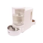 Beyaz Otomatik Mama ve Su Kabı, Şık ve Pratik Kullanım Sağlar - Görsel 2