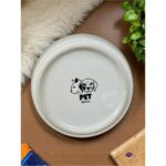 Sevimli Kedi Figürlü Seramik Mama ve Su Kabı, 13 Cm, Kaymaz, Temizliği Kolay - Görsel 4