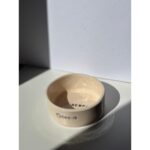 El Yapımı Seramik Kedi Mama ve Su Kabı, Şık ve Kullanışlı Beyaz Tasarım - Görsel 3