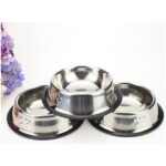 Çelik Mama ve Su Kabı 15 Cm, 250 Ml, Dayanıklı ve Hijyenik Tasarım