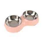 Pembe 700 ml Paslanmaz Çelik Mama ve Su Kabı, Kaymaz Taban, Dayanıklı ve Kullanışlı - Görsel 2