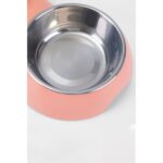 Pembe 700 ml Paslanmaz Çelik Mama ve Su Kabı, Kaymaz Taban, Dayanıklı ve Kullanışlı - Görsel 5