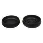 Siyah Seramik El Yapımı Mama ve Su Kabı, Manuel, Şık ve Dayanıklı - Görsel 2