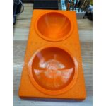 Çok Renkli, 500 ml Kapasiteli, Çift Bölmeli Kedi ve Köpek Su ve Mama Kabı - Görsel 3