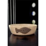 Bej Seramik Kedi ve Köpek Mama Su Kabı, Şık ve Kullanışlı, 0-1 L Hacim - Görsel 3