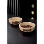 Bej Seramik Kedi ve Köpek Mama Su Kabı, Şık ve Kullanışlı, 0-1 L Hacim - Görsel 4