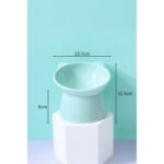 Eğimli, Yeşil Plastik Mama ve Su Kabı, Evcil Hayvanlar Için Ideal Kullanım - Görsel 2