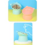 Eğimli, Yeşil Plastik Mama ve Su Kabı, Evcil Hayvanlar Için Ideal Kullanım - Görsel 5