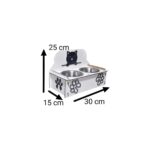 El Yapımı Çok Renkli Ahşap Mama Kabı, Kedi ve Köpekler Için Ideal - Görsel 2