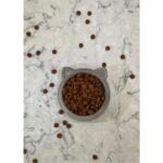 Seramik Gri Kedi ve Köpek Kuru Mama Kabı, Manuel Kullanım, 100 G - Görsel 4