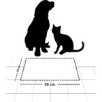 Kedi ve Köpek Için Su ve Mama Paspası, Renkli, Kullanışlı ve Dayanıklı Ürün - Görsel 3