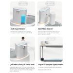 Kablosuz Akıllı Su Kabı, Otomatik, Beyaz, Plastik, Ultrafiltreli, Evcil Hayvanlar Için - Görsel 3