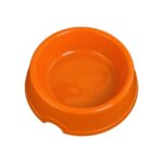Patili Plastik Kedi ve Köpek Mama ve Su Kabı 400 ml Turuncu