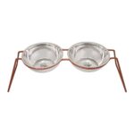 Siyah Çelik Köpek ve Kedi Mama ve Su Kabı, 400 Ml, Dayanıklı ve Şık Tasarım - Görsel 2