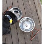 Siyah Çelik Köpek ve Kedi Mama ve Su Kabı, 400 Ml, Dayanıklı ve Şık Tasarım - Görsel 3