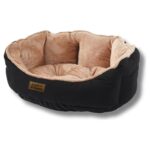 Lüks Siyah Yumuşak Yatak, Kaymaz Altlık, Yıkanabilir, Dolgulu, Evcil Hayvanlar Için - Görsel 3