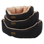 Lüks Siyah Yumuşak Yatak, Kaymaz Altlık, Yıkanabilir, Dolgulu, Evcil Hayvanlar Için - Görsel 4