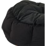 Lüks Siyah Yumuşak Yatak, Kaymaz Altlık, Yıkanabilir, Dolgulu, Evcil Hayvanlar Için - Görsel 5