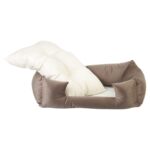 Beyaz 80X110 cm Evcil Hayvan Yatağı, Rahat ve Şık Uyku Alanı - Görsel 2